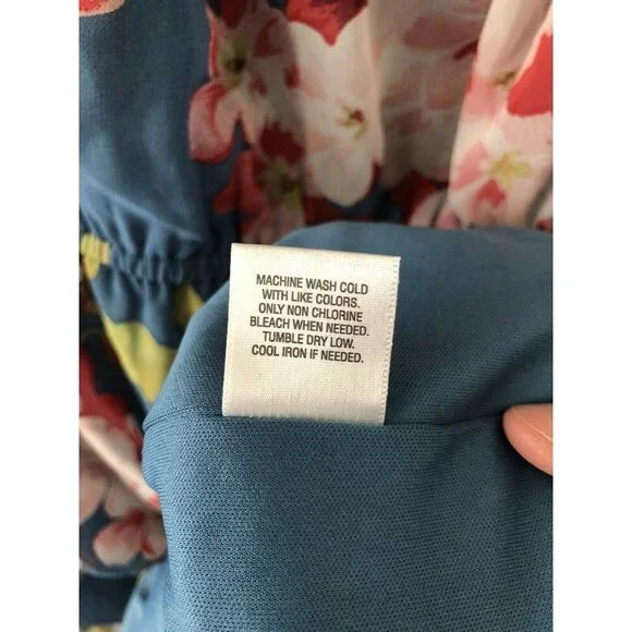 Roz & Ali Floral Print Sexy Couture Off The Shoulder Dress Size M - Picture 9 of 9